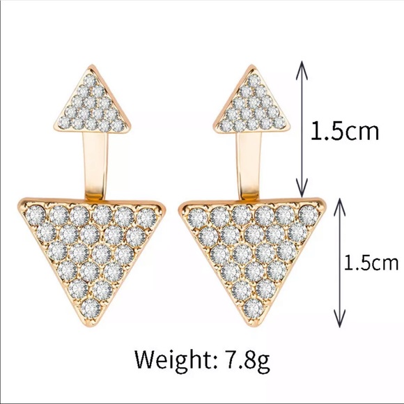 •Rue• Geometric Earring Jackets - Picture 4 of 5